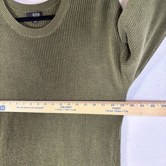 A NEW APPROACH ana Cable Knit Long Sleeve Green Tunic Sweater - Picture 4 of 7